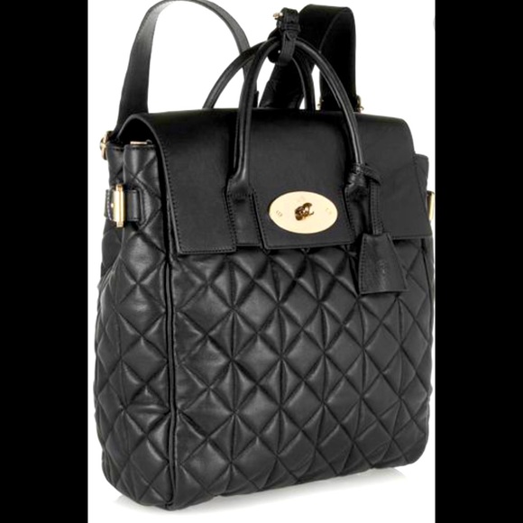 Mulberry Large Cara Delevingne quilted backpack - Picture 1 of 10